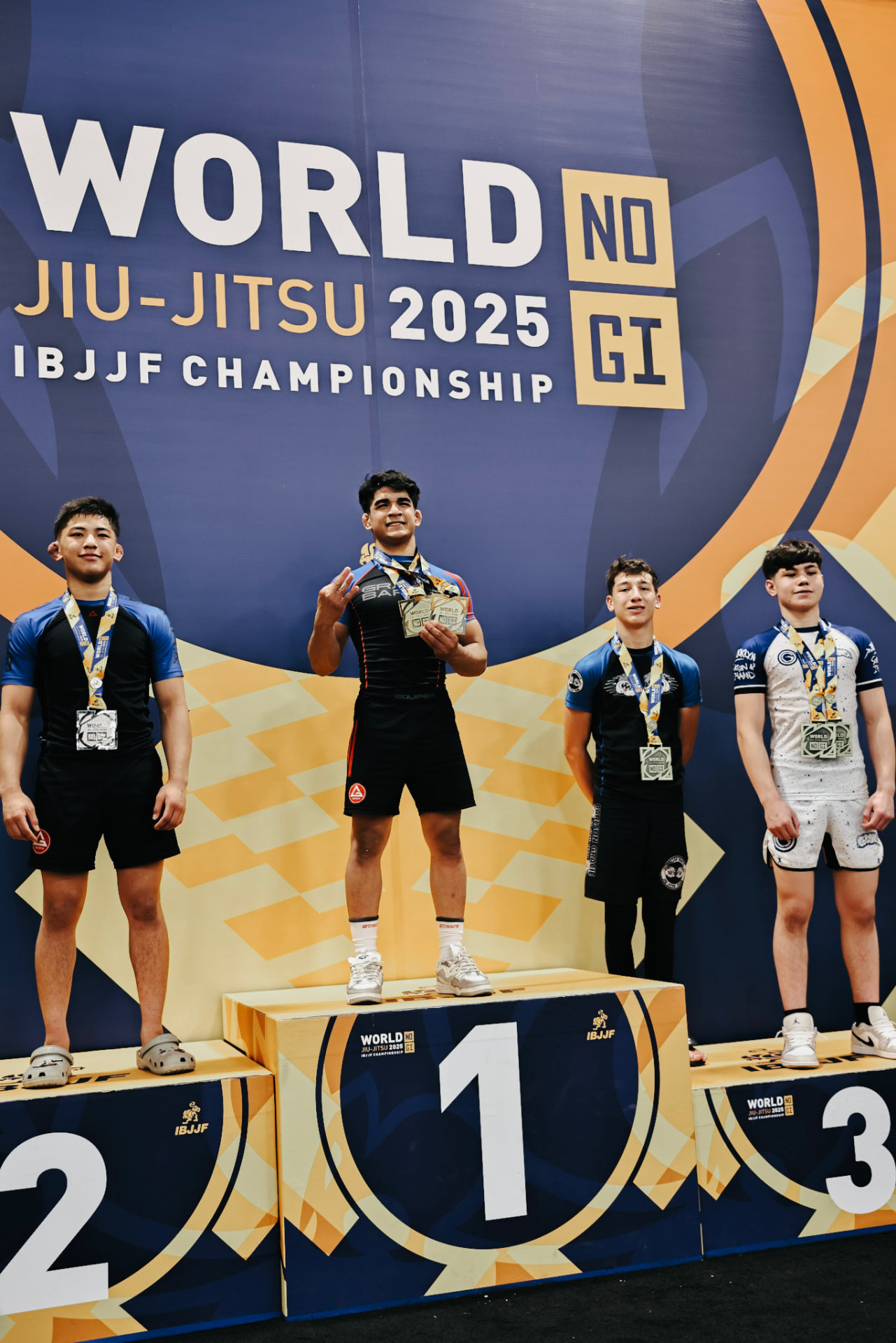 Hawann Santos after a championship